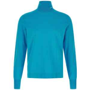 Prada Logo Intarsia Turtleneck Sweater