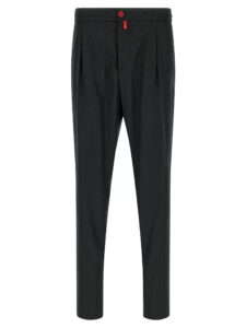 Kiton Red Button Pants