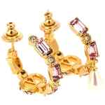 Valentino Garavani Ovalette Earrings With Rhinestones