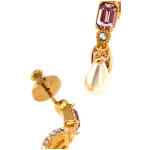 Valentino Garavani Ovalette Earrings With Rhinestones