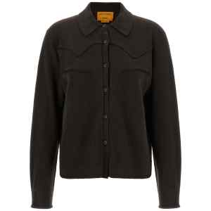 Guest In Residence Cropped Western Shirt