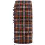 Guest In Residence Tartan Wrap Skirt