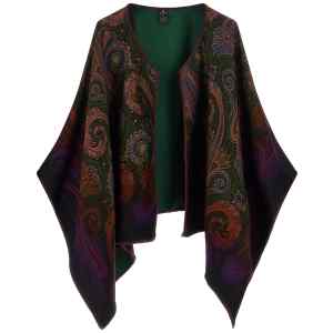 Etro Reversible Paisley Dégradé Cape