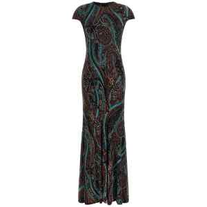 Etro Devoré Velvet Dress