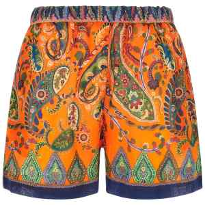Etro Ramie Shorts