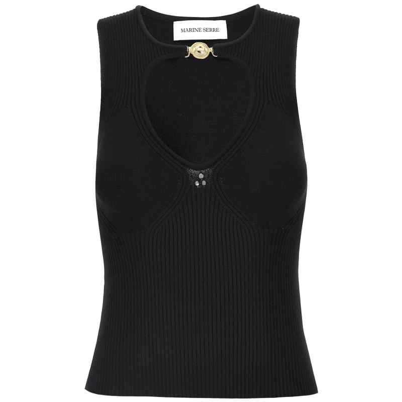 WTK058ACKNI0514BK99_01_M_2025-03-12T10-59-32.354Z Marine Serre Moon Jewelry Knit Open Neck Top