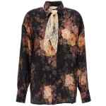 Zimmermann Illustration Lace Scarf Shirt