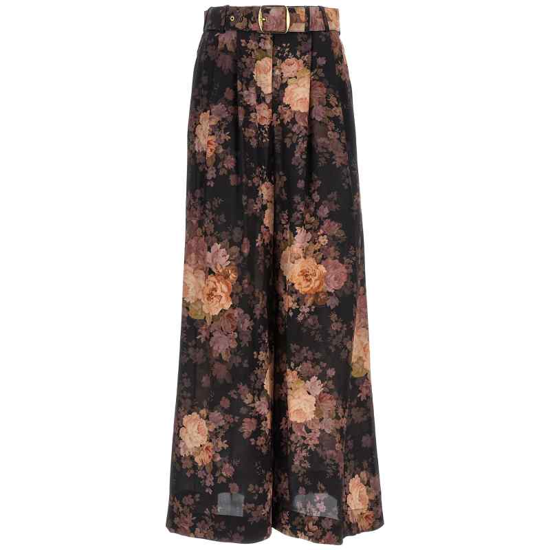 Zimmermann Illustration Tuck Pants