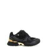 Versace Mesh And Leather Sneakers
