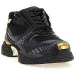 Versace Mesh And Leather Sneakers