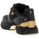Versace Mesh And Leather Sneakers