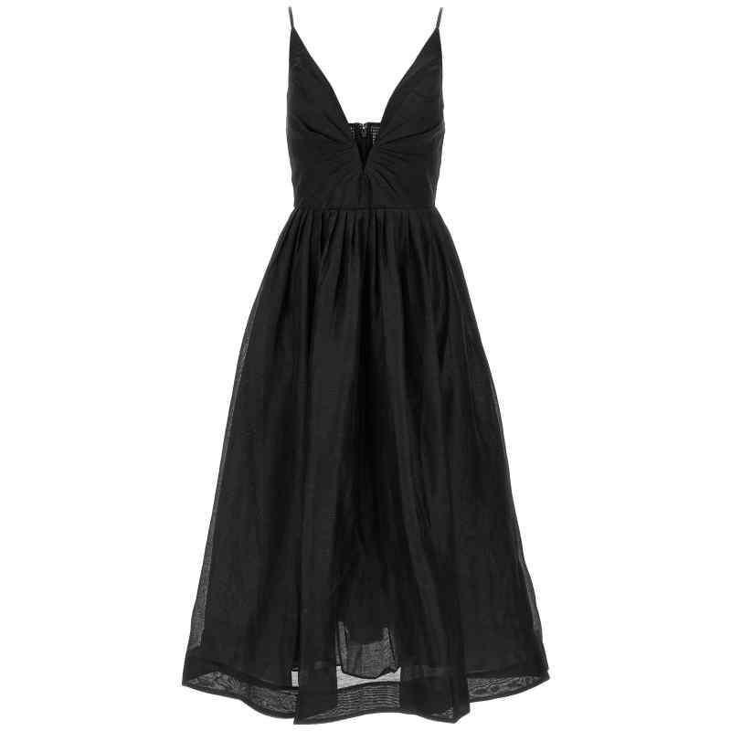 1162DF241BLK_01_M_2024-09-09T07-05-10.631Z Zimmermann Illustration V Neck Midi Dress
