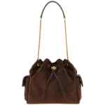 Tory Burch Medium Brown Charlie Shoulder Bag