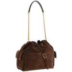Tory Burch Medium Brown Charlie Shoulder Bag
