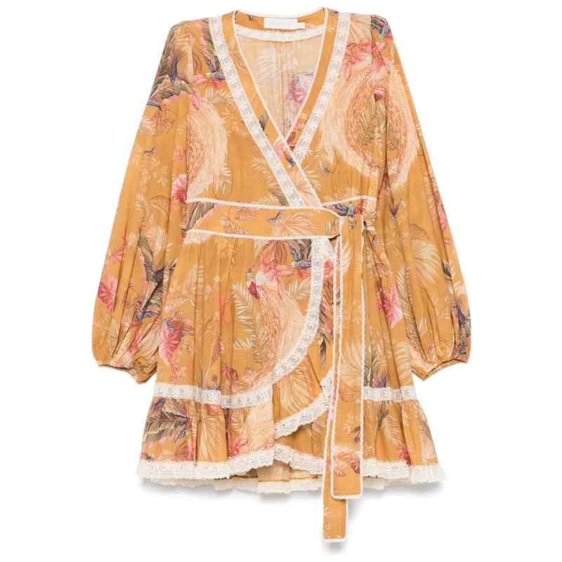 190100347-fw25-zimmermannpre-3245dss253mtdpfl Zimmermann Ascension Ruffle Mini Dress