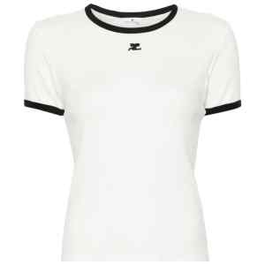 COURREGES PRE T-shirts and Polos WHITE
