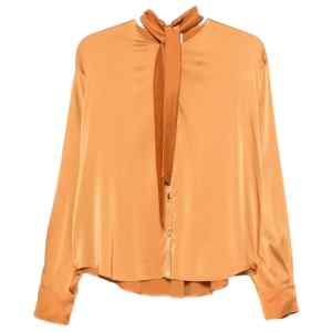 Forte Forte Silk bow-tie shirt
