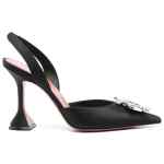 Amina Muaddi Begum satin slingback pumps