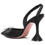Amina Muaddi Begum satin slingback pumps