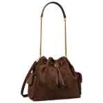 Tory Burch Charlie drawstring leather bucket bag