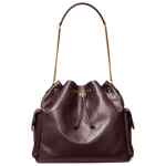 Tory Burch Charlie large leather bucket bag