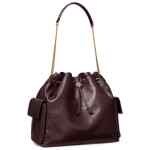 Tory Burch Charlie large leather bucket bag