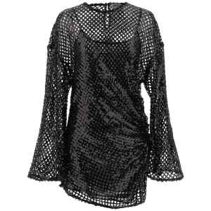 The Attico Sequin Mesh Dress