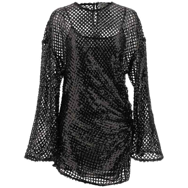 The Attico Sequin Mesh Dress