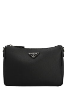 Prada Re-nylon & Saffiano Crossbody Bag