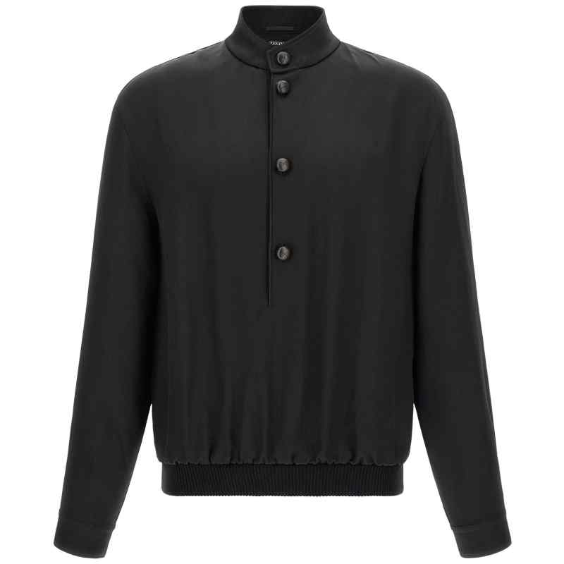 Zegna Mulberry Silk Sweatshirt