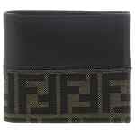 Fendi Two-color Ff Jacquard Wallet