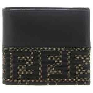 Fendi Two-color Ff Jacquard Wallet