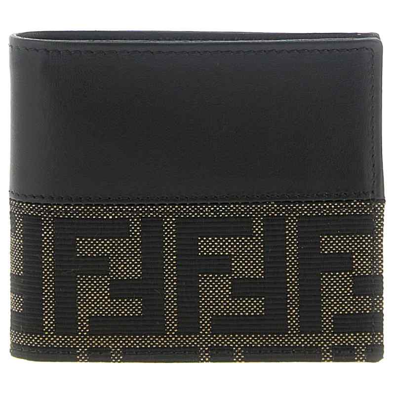 7M0169B139F0XLL_01_M_2026-10-16T08-44-16.73Z Fendi Two-color Ff Jacquard Wallet