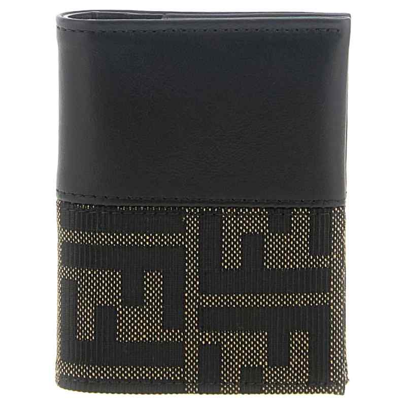 Fendi Ff Jacquard Bicolor Card Holder