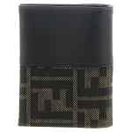 Fendi Ff Jacquard Bicolor Card Holder