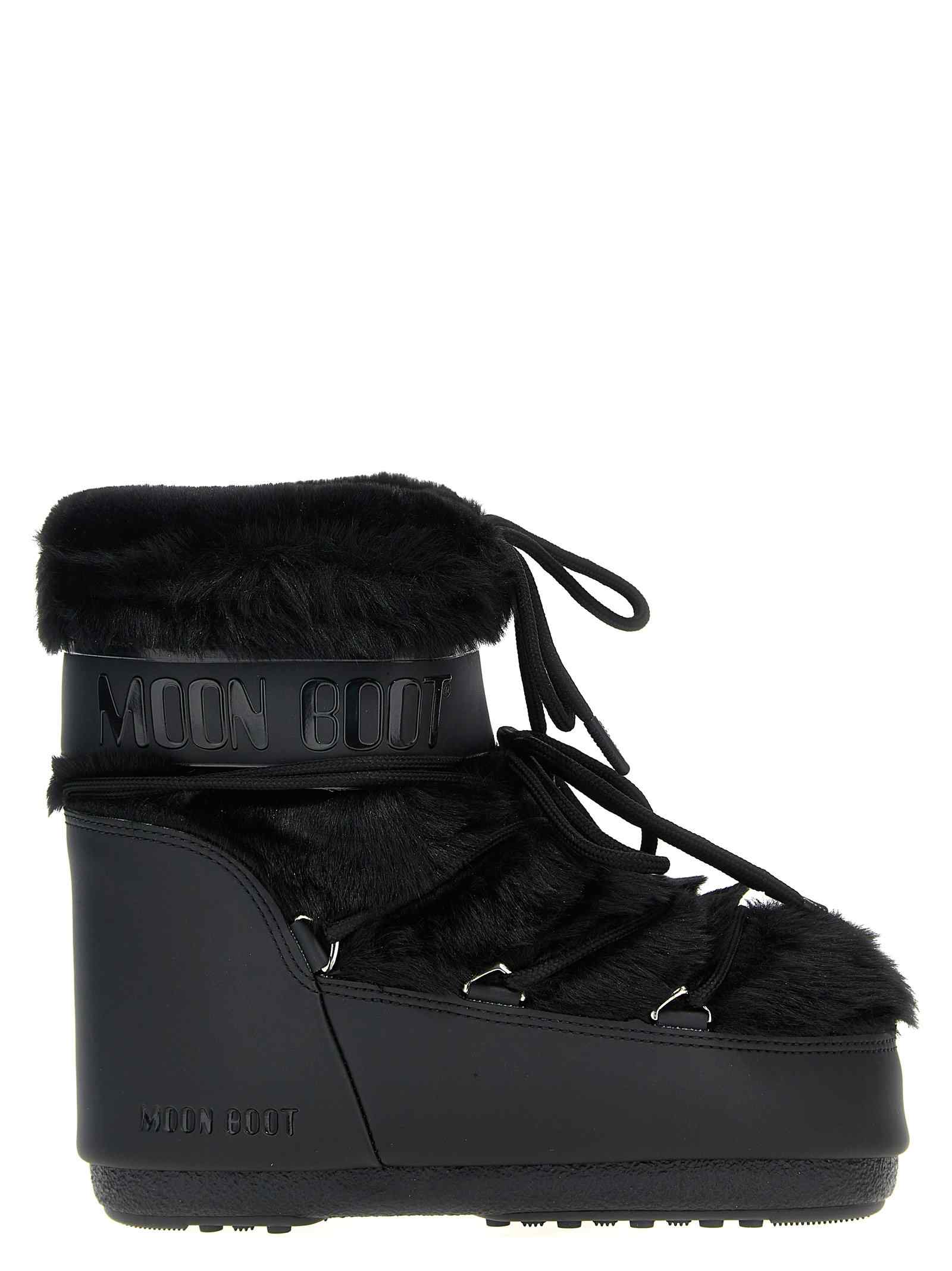 Moon Boot Ltrack Tube Faux Fur Ankle Boots