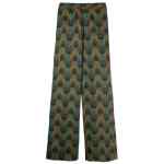 Ozwald Boateng Elastic waist printed cotton trousers