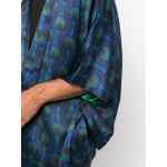 Ozwald Boateng Printed silk short kimono