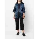 Ozwald Boateng Printed silk short kimono