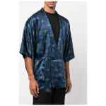 Ozwald Boateng Printed silk short kimono