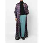 Ozwald Boateng Printed silk kimono dress