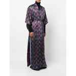Ozwald Boateng Printed silk kimono dress