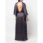 Ozwald Boateng Printed silk kimono dress