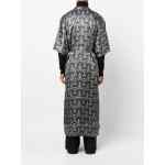 Ozwald Boateng Printed silk long kimono