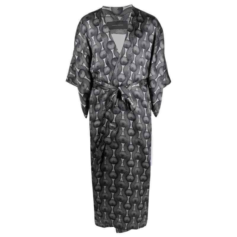 840427210-32w-ozwaldboateng-901l5002800 Ozwald Boateng Printed silk long kimono