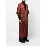 Ozwald Boateng Printed silk long kimono