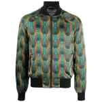 Ozwald Boateng Printed silk bomber jacket