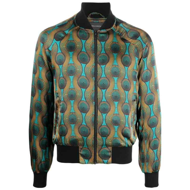 840427653-32w-ozwaldboateng-5003962260 Ozwald Boateng Printed silk bomber jacket