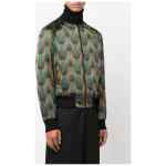 Ozwald Boateng Printed silk bomber jacket