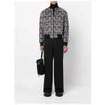 Ozwald Boateng Printed velvet bomber jacket